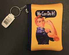 Rosie The Riveter "We Can Do It"  Coin Purse