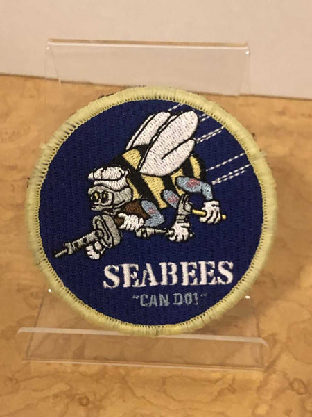 US Navy Seabees "Can Do" Velcro Patch
