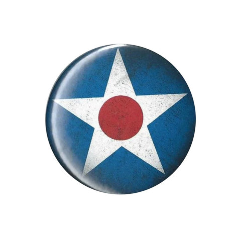 Army Air Corps Star Button Pin