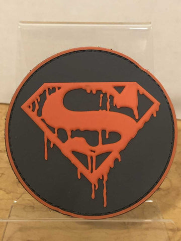 Superman (dripping logo) Velcro Patch