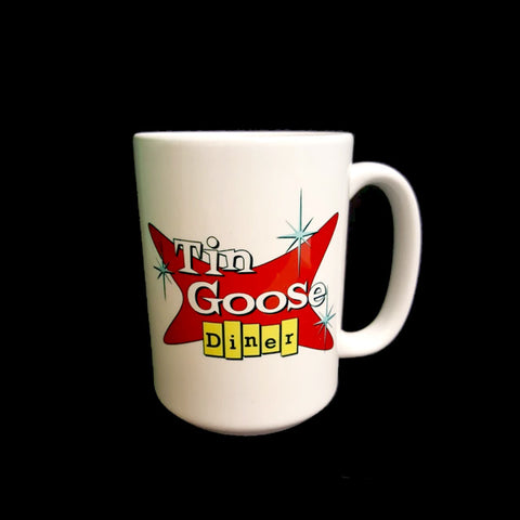 Tin Goose Diner Retro Logo Ceramic Mug