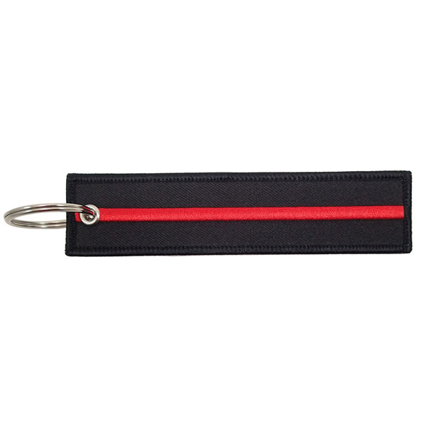 Thin Red Line Keychain