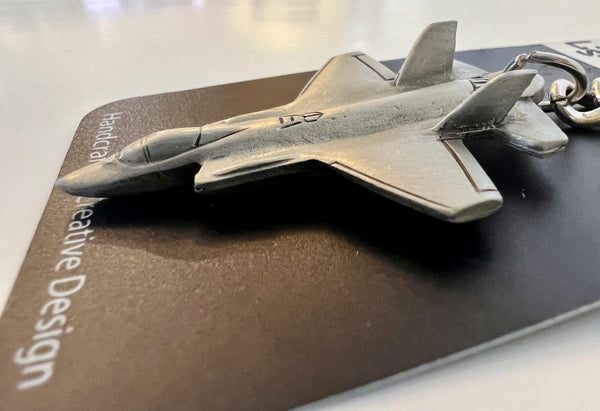 Lockheed Martin Keychains Lockheed Martin F-35 Lightning JSF Airplane Pewter Keychain – Liberty ...