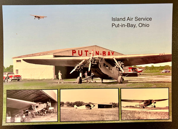 Island Air Service Put-in-Bay, Ohio Postcard