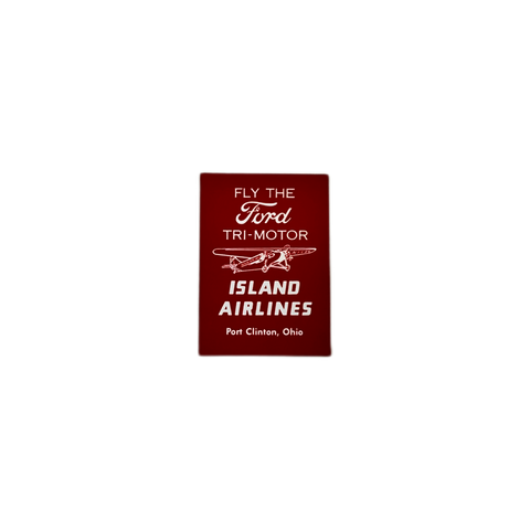 Fly the Ford Island Airlines Sign Flat Magnet